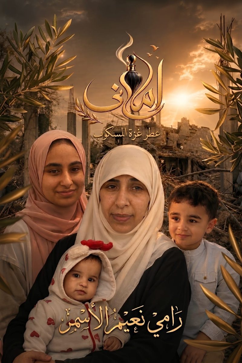 غلاف كتاب أماني.. عطر غزة المسكوب، بقلم رامي نعيم الأسمر